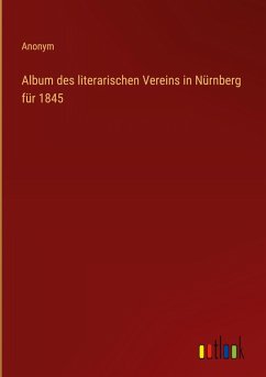 Cover Album des literarischen Vereins in Nürnberg für 1845