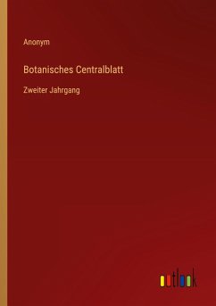 Cover Botanisches Centralblatt