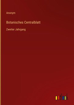 Cover Botanisches Centralblatt