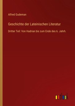 Cover Geschichte der Lateinischen Literatur