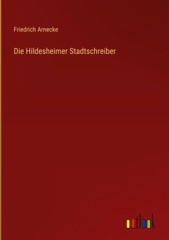 Cover Die Hildesheimer Stadtschreiber