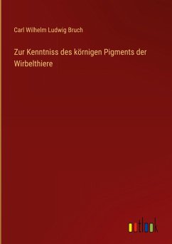 Cover Zur Kenntniss des körnigen Pigments der Wirbelthiere