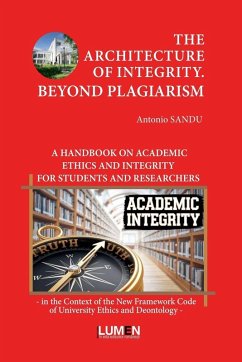 Cover THE ARCHITECTURE OF INTEGRITY. BEYOND PLAGIARISM
