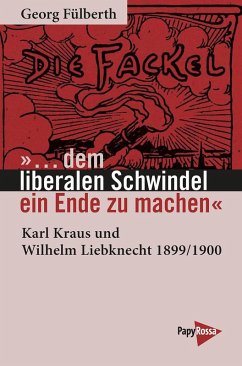 Cover '...¿dem liberalen Schwindel ein Ende zu machen'