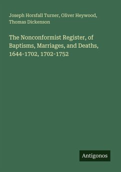 Cover The Nonconformist Register, of Baptisms, Marriages, and Deaths, 1644-1702, 1702-1752