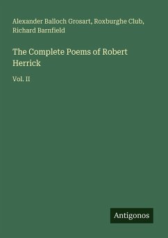 Cover The Complete Poems of Robert Herrick