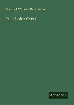 Cover Reise in den Orient