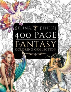 Cover 400 Page Fantasy Coloring Collection