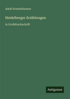 Cover Heidelberger Erzählungen