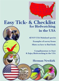 Cover Easy Tick- & Checklist for Birdwatching in the USA (eBook, ePUB)