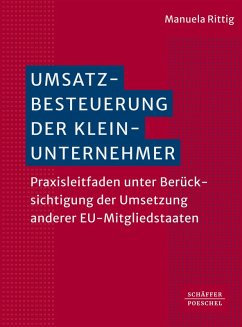 Umsatzbesteuerung der Kleinunternehmer (eBook, ePUB) - Rittig, Manuela
