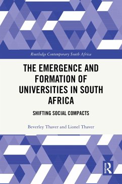 Cover The Emergence and Formation of Universities in South Africa (eBook, PDF)