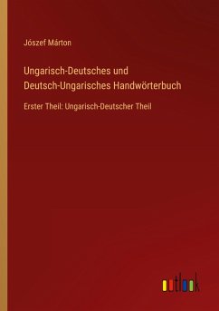 Cover Ungarisch-Deutsches und Deutsch-Ungarisches Handwörterbuch