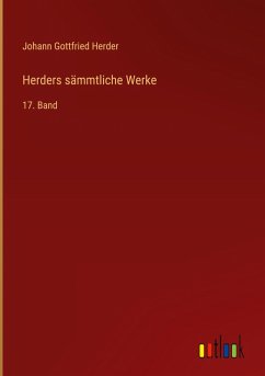 Cover Herders sämmtliche Werke