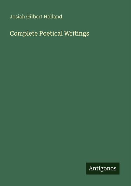Complete Poetical Writings