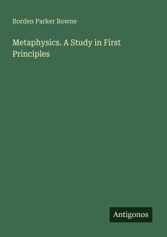 Cover Metaphysics. A Study in First Principles