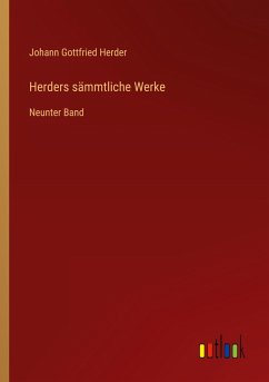 Cover Herders sämmtliche Werke