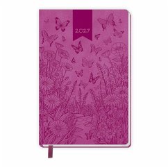 Cover TRÖTSCH - Taschenkalender A7 Soft Touch Schmetterlinge 2027