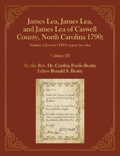 Cover James Lea, James Lea, and James Lea of Caswell County, North Carolina 1790;