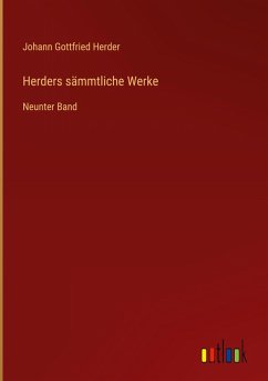 Cover Herders sämmtliche Werke