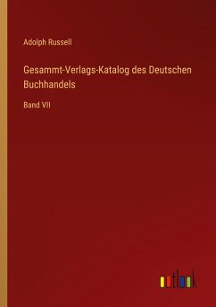Cover Gesammt-Verlags-Katalog des Deutschen Buchhandels