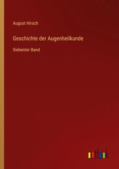 Cover Geschichte der Augenheilkunde