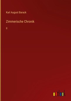 Cover Zimmerische Chronik