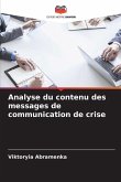 Analyse du contenu des messages de communication de crise