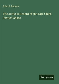 Cover The Judicial Record of the Late Chief Justice Chase