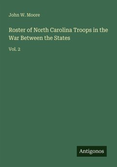 Cover Roster of North Carolina Troops in the War Between the States