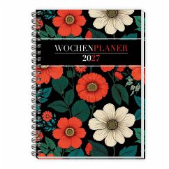 Cover TRÖTSCH - Wochenplaner A5 mit Wire-O Blumen 2027