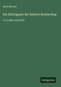 Cover Die Bräutigame der Babette Bomberling