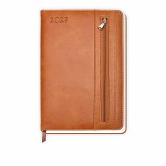 Cover TRÖTSCH - Wochenplaner A5 mit Tasche Braun 2027