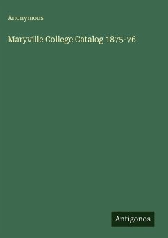 Maryville College Catalog 1875-76 - Anonymous
