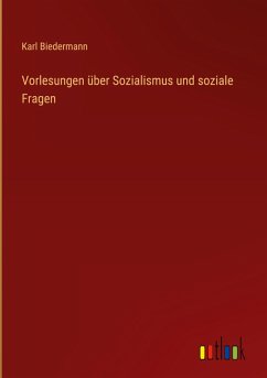 Cover Vorlesungen über Sozialismus und soziale Fragen