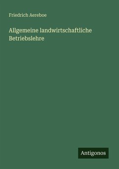 Cover Allgemeine landwirtschaftliche Betriebslehre