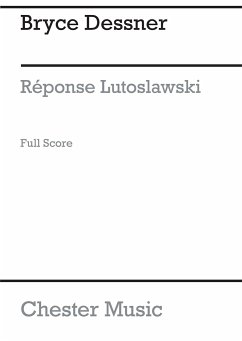 Cover Bryce Dessner: Réponse Lutoslawski (Score) String Orchestra Score