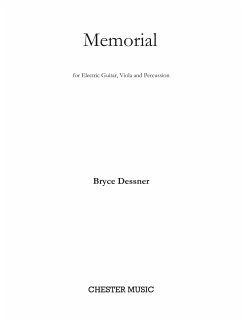 Cover CH83699 Memorial for guitar, viola and percussion score and parts