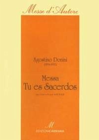 Cover Donini, Agostino Messa Tu es Sacerdos Männerchor (TTB) und Orgel Partitur