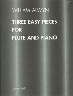 Cover 3 easy Pieces for flute and piano