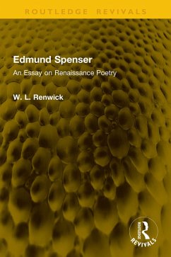 Edmund Spenser (eBook, ePUB) - Renwick, W. L.