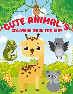 Cover Cute Animal's Coloring Book for Kids