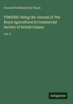 Cover TIMEHRI: Being the Journal of The Royal Agricultural & Commercial Society of British Guiana