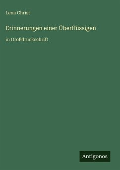 Cover Erinnerungen einer Überflüssigen