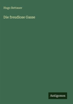 Cover Die freudlose Gasse