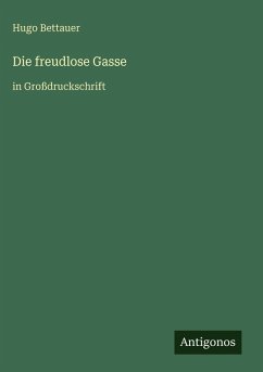 Cover Die freudlose Gasse