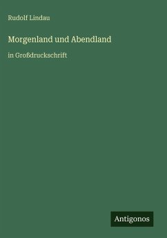 Cover Morgenland und Abendland