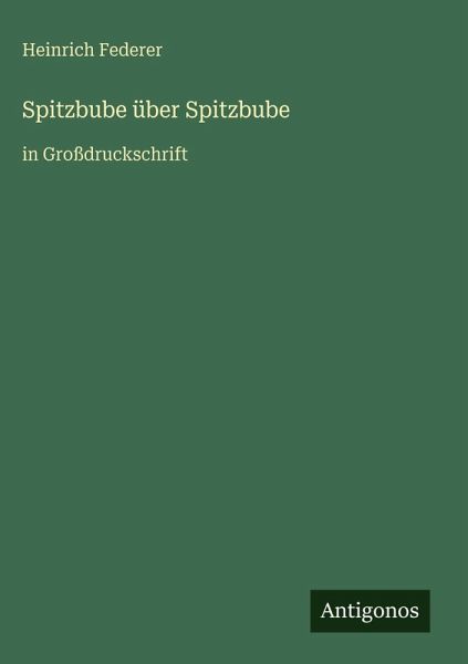 Spitzbube über Spitzbube Spitzbube über Spitzbube
