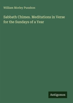 Cover Sabbath Chimes. Meditations in Verse for the Sundays of a Year