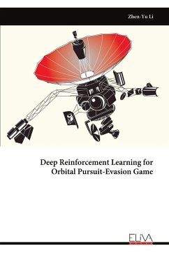 Cover Deep Reinforcement Learning for Orbital Pursuit-Evasion Game